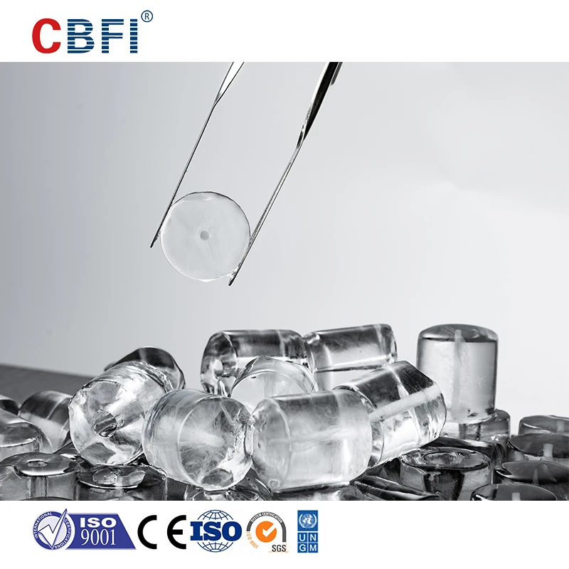 CBFI Solid Tube Ice Tshuab: Precision Crafting Rau Siab -Cov Khoom Siv Dej khov zoo