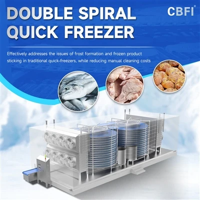 CBFI Kauv Lub Freezer Baking Kev Lag Luam Txhim Kho Kev Kho Mob nrawm